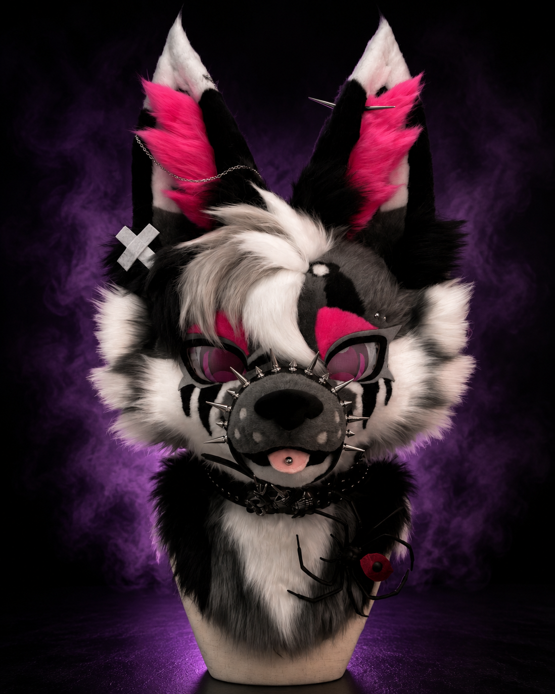 Featured portfolio view of Veyra, a completed custom fursuit creation by WildSoul Studio